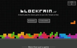 BlockRain.js Pizza Edition