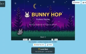 Bunny Hop Runner Pizza Edition