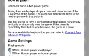 c4 — Connect Four Pizza Edition