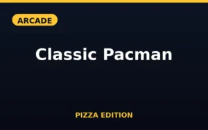 Classic Pacman Pizza Edition
