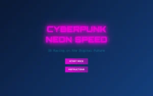 Cyberpunk Racing – Neon Speed Pizza Edition