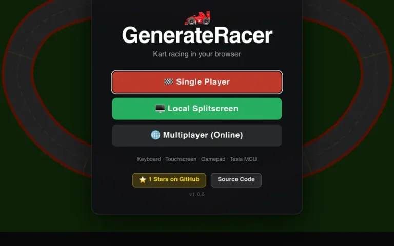 Play GenerateRacer Pizza Edition free online in your browser - no download or sign-up required