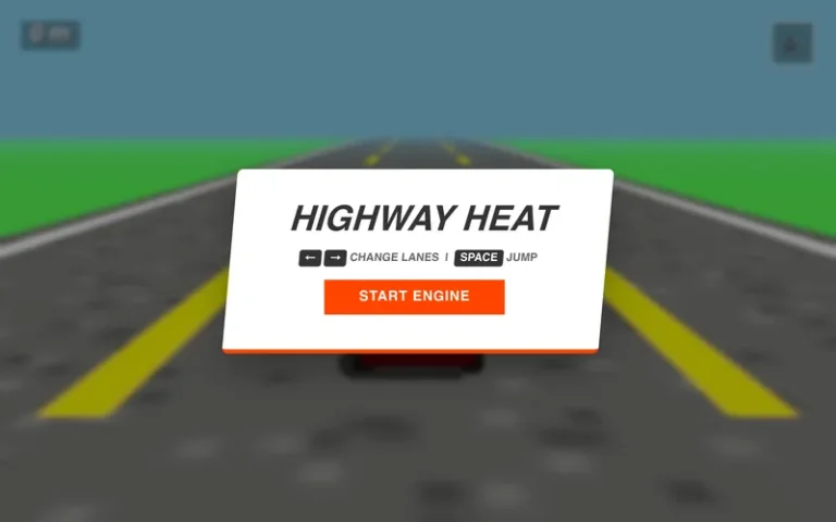 Play Highway Heat Pizza Edition free online in your browser - no download or sign-up required