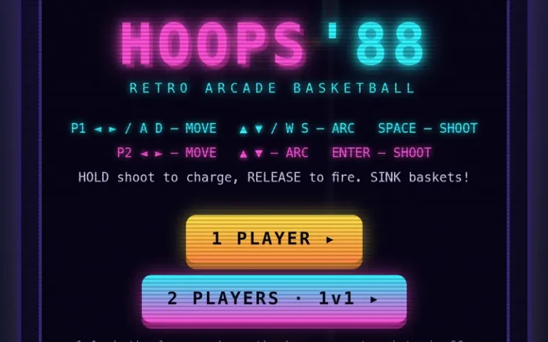 Play HOOPS '88 Pizza Edition free online in your browser - no download or sign-up required