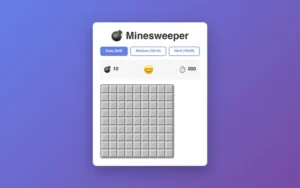 Minesweeper Game Pizza Edition