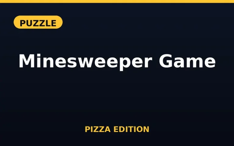 Play Minesweeper Game Pizza Edition free online in your browser - no download or sign-up required