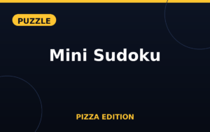 Mini Sudoku Pizza Edition