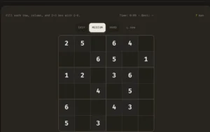 Mini Sudoku Pizza Edition