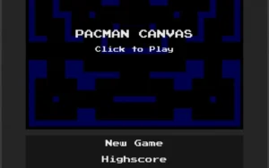 Pac-Man Canvas Pizza Edition