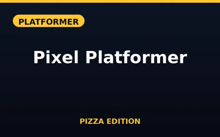 Play Pixel Platformer Pizza Edition free online in your browser - no download or sign-up required