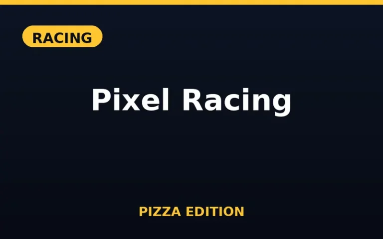 Play Pixel Racing Pizza Edition free online in your browser - no download or sign-up required
