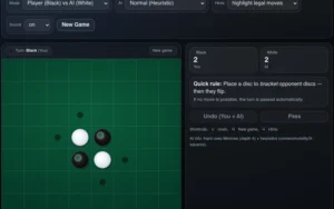 Reversi HTML Pizza Edition