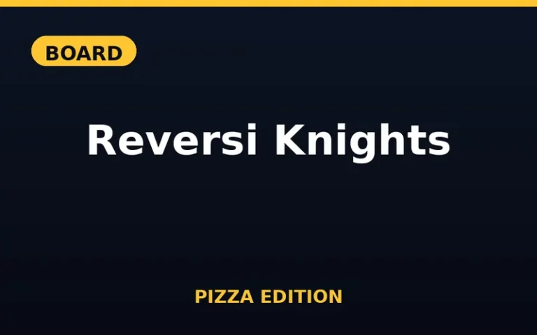 Play Reversi Knights Pizza Edition free online in your browser - no download or sign-up required