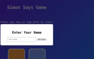 Simon Says Game Pizza Edition