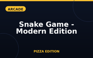 Snake Game – Modern Edition Pizza Edition