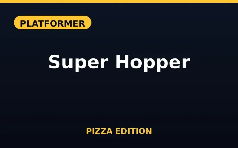 Play Super Hopper Pizza Edition free online in your browser - no download or sign-up required