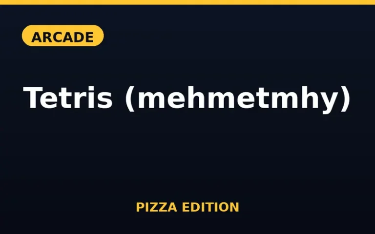 Play Tetris (mehmetmhy) Pizza Edition free online in your browser - no download or sign-up required