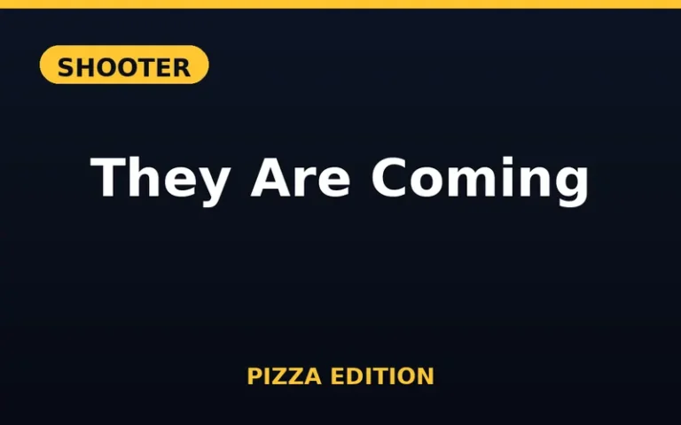 Play They Are Coming Pizza Edition free online in your browser - no download or sign-up required