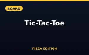 Tic-Tac-Toe Pizza Edition