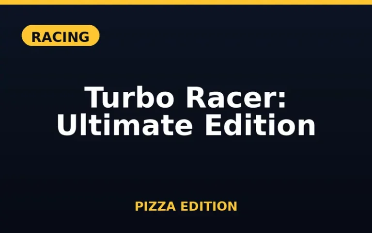 Play Turbo Racer: Ultimate Edition Pizza Edition free online in your browser - no download or sign-up required