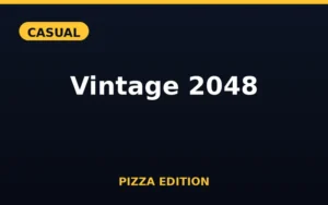 Vintage 2048 Pizza Edition